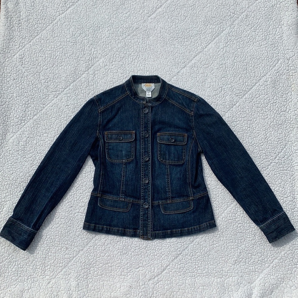 Talbots Stretch Denim Jacket - Picture 2 of 8